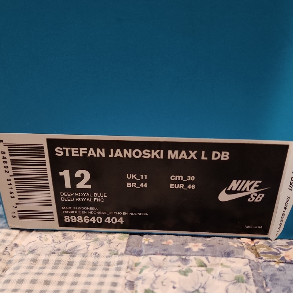 Nike Stefan Janoski Max L DB in Deep Royal Blue